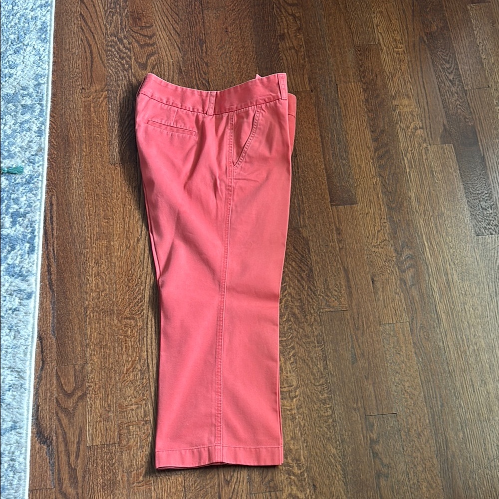 J. Crew Vibrant Salmon Trousers